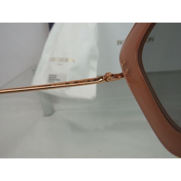 NWT BOUCHERON NUDE GOLD BC0015S 005 CAT EYE 47MM SQUARE SUNGLASSES $ 800 FRANCE main image 4